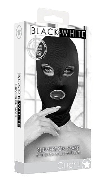 MASQUE- AVEC YEUX ET BOUCHE OUVERTE