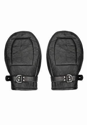BONDAGE MITTENS PADDED WITH METAL TEETH