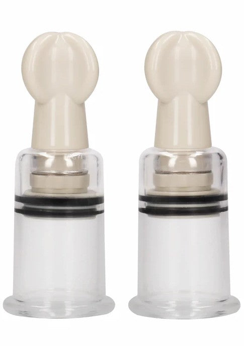 NIPPLE SUCTION SET MEDIUM - TRANSPARENT - PUMPED- SHOTS