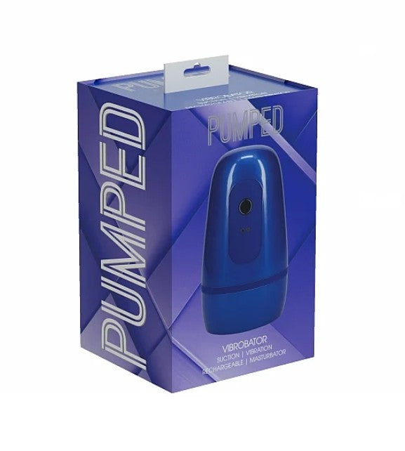 MASTURBATEUR VIBROBATEUR À POMPE ASPIRATION À PRESSION NÉGATIVE 9 FU BLEU
