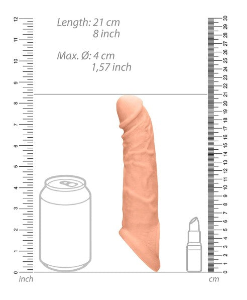 REALROCK - EXTENSION DE PÉNIS 8 PO/20 CM