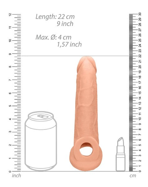 REALROCK - EXTENSION DE PÉNIS 9 PO/23 CM