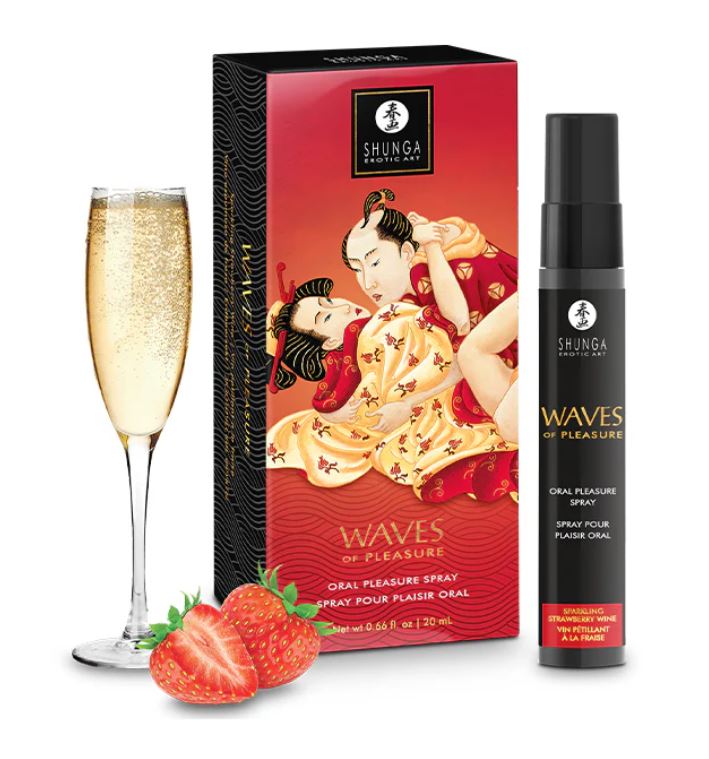 SHUNGA VAGUES DE PLAISIR VIN DE FRAISE PÉTILLANT