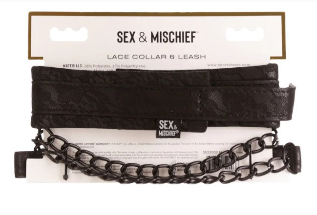 SINCERELY - COLLIER AVEC LAISSE EN DENTELLE