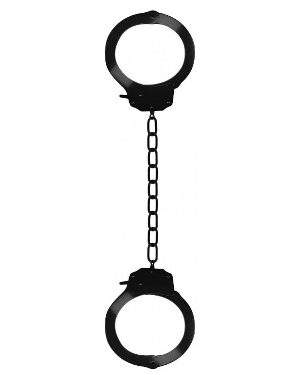 PLEASURE LEG CUFFS NOIR - OUCH!
