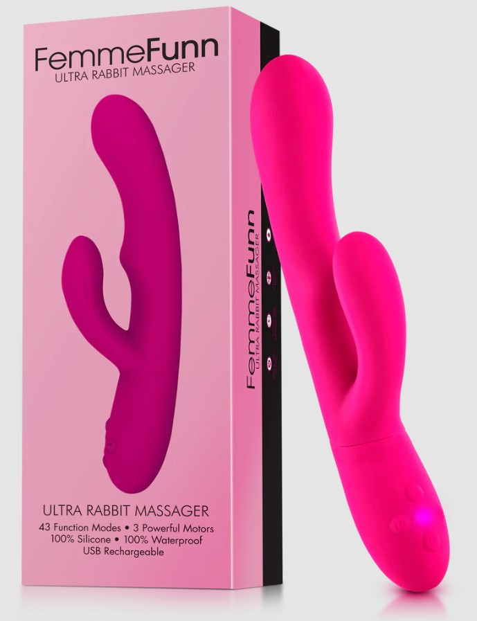 FEMME FUN - ULTRA RABBIT MASSAGER - ROSE