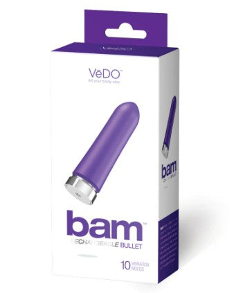 BAM RECHARGEABLE BULLET BY VEDO - INTO YOU INDIGO