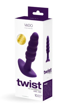 TWIST - PLUG ANAL - MAUVE - VEDO