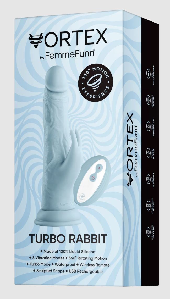 WIRELESS TURBO RABBIT BLUE - FEMMEFUNN