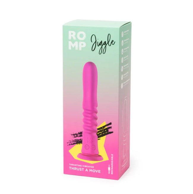 ROMP JIGGLE THRUSTING VIBRATOR PNK