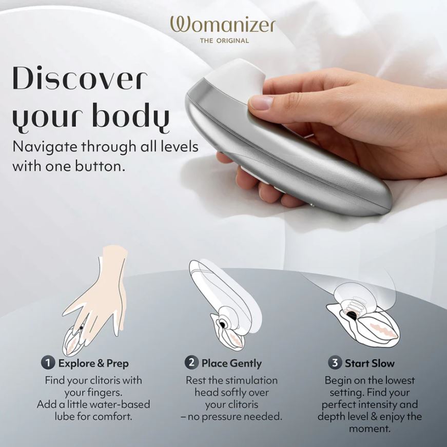 WOMANIZER PRO ARGENT