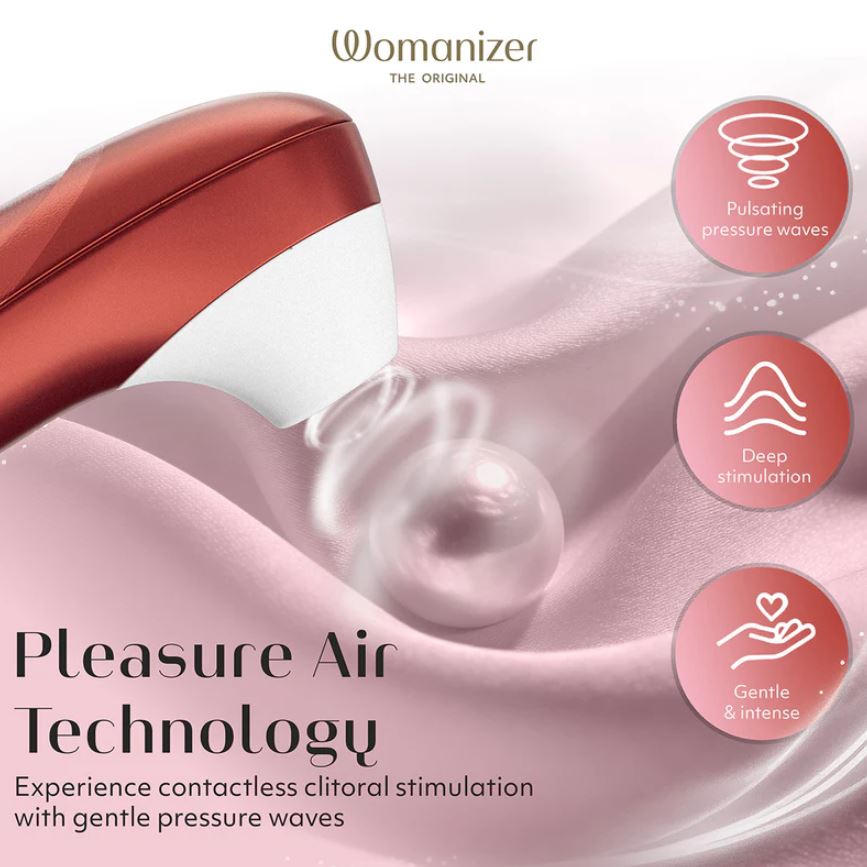 WOMANIZER PRO ROUGE BORDEAUX