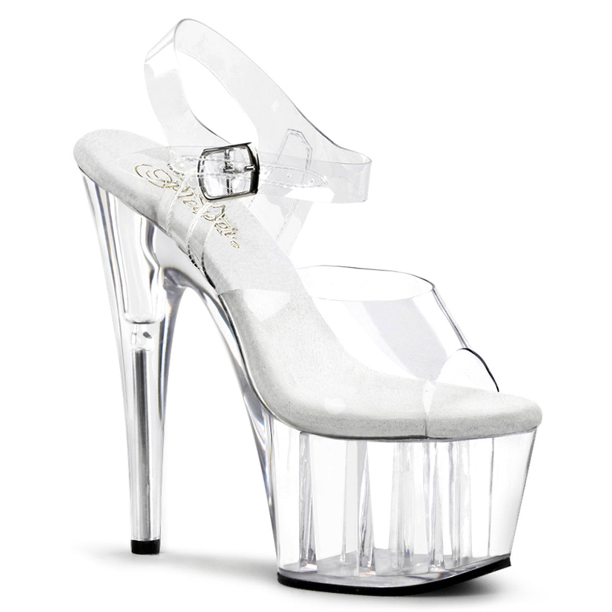 7 POUCES SANDALE TRANSPARENTE  - PLEASER