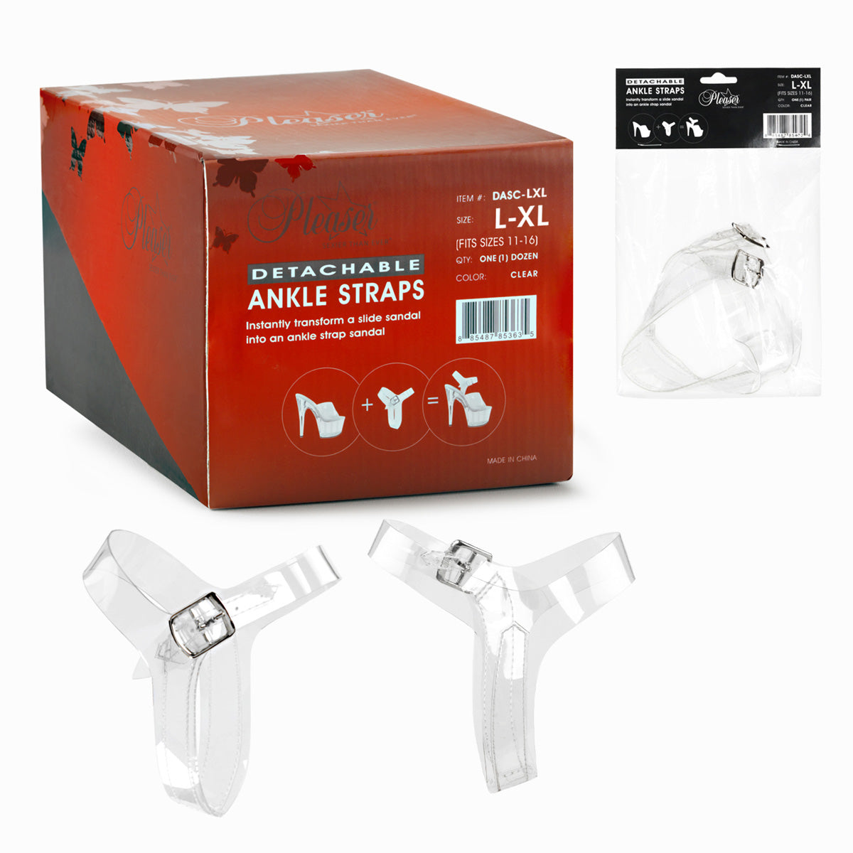 STRAP POUR CHEVILLES - PLEASER - LARGE XLARGE (11-14)