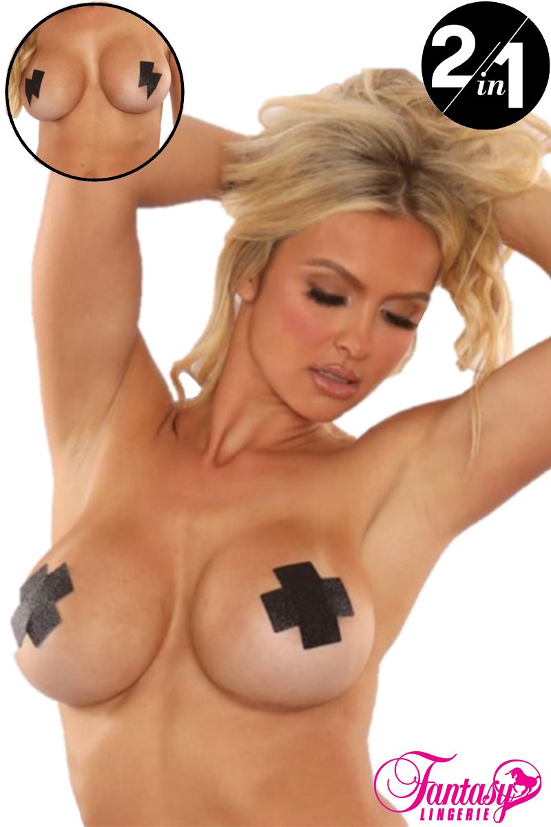 PASTIES SCINTILLANTES 2PC. - FANTASY LINGERIE