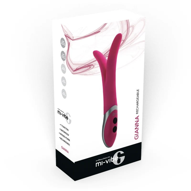 VIBROMASSEUR POINT G MULTI-USAGE MI-VIBE GIANNA - ROSE