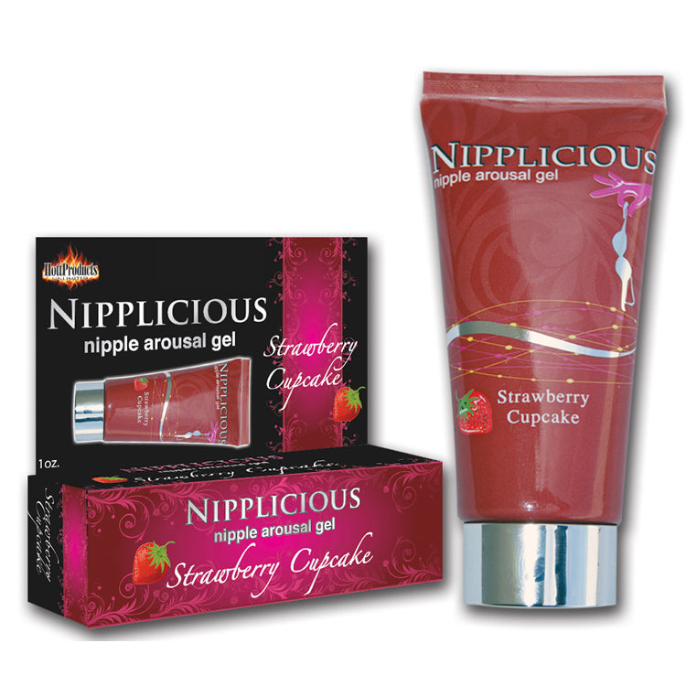 NIPPLICIOUS STRAWBERRY CUPCAKE 1OZ