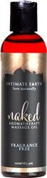 INTIMATE EARTH - HUILE À MASSAGE NAKED - 4OZ