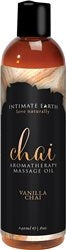 INTIMATE EARTH - HUILE À MASSAGE CHAI - 4OZ