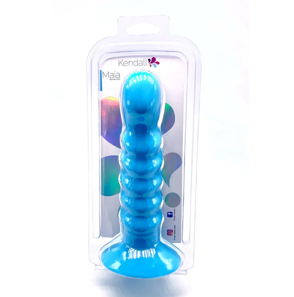 KENDALL - DONG SILICONE 7.8'' - BLEU - MAIA