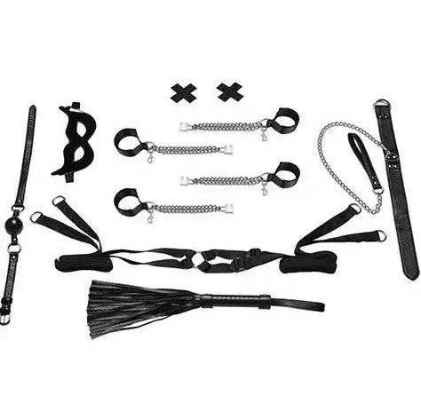 ALL-CHAINED-UP BONDAGE PLAY 6PC BEDSREADER SET