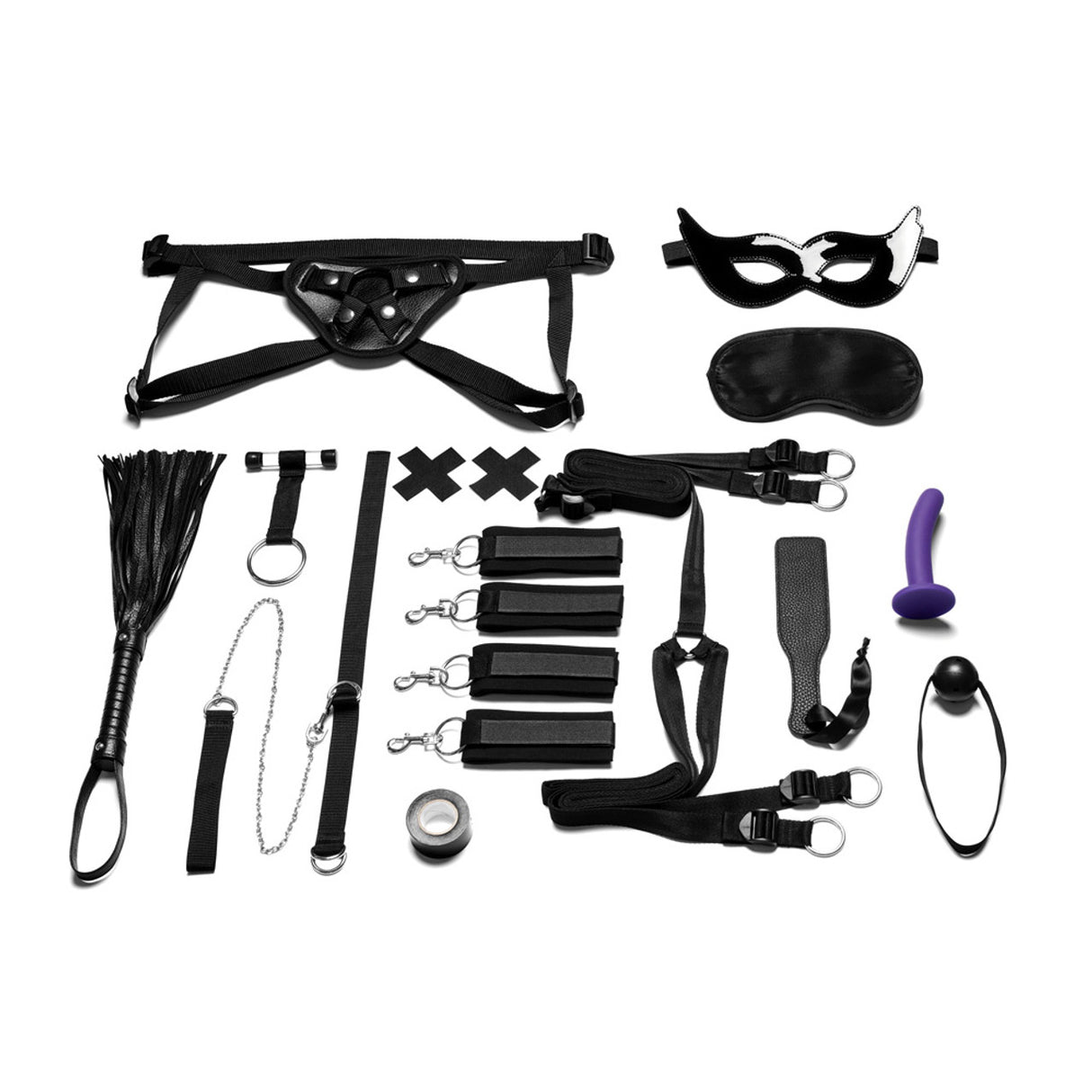 EVERYTHING YOU NEED BONDAGE IN-A-BOX 12PC BEDSPREADER SET