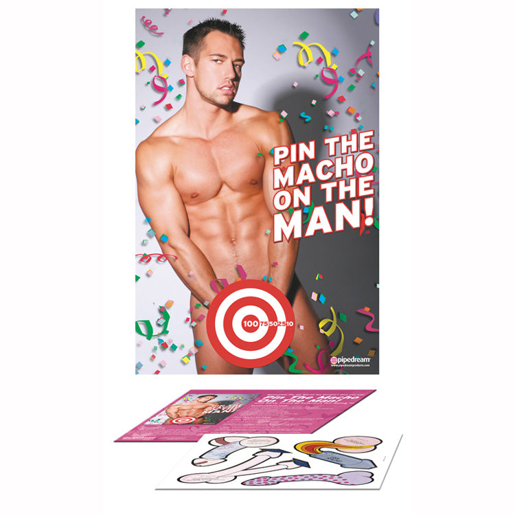 BACHELORETTE PARTY PIN THE MACHO