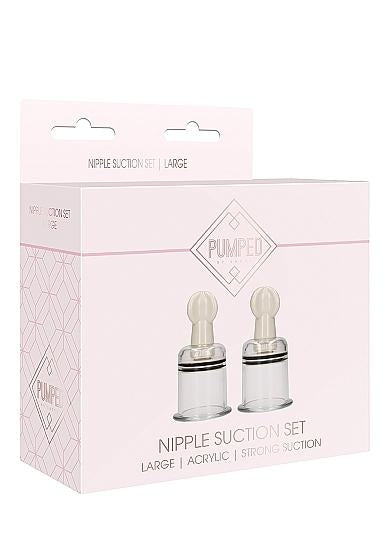 PUMPED - NIPPLE SUCTION SET LARGE - TRANSPARENT