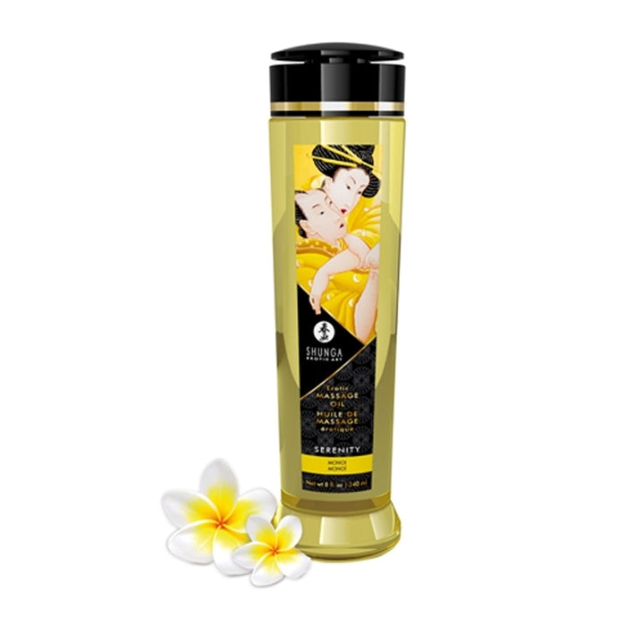 SHUNGA HUILE À MASSAGE - SERENITY - MONOI