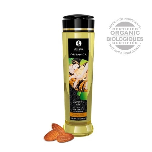 SHUNGA HUILE À MASSAGE - ORGANICA -  DOUCEUR D'AMANDE