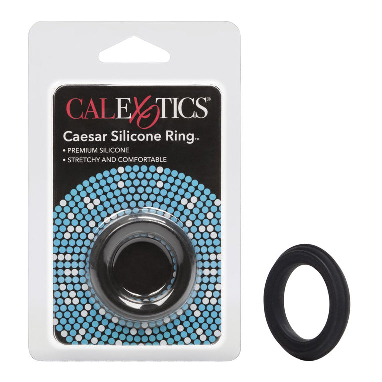 Caesar Silicone Ring - Black