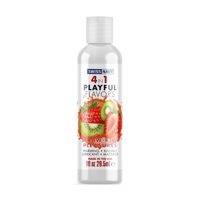SWISS NAVY- 4 EN 1 FRAISE KIWI 1 OZ