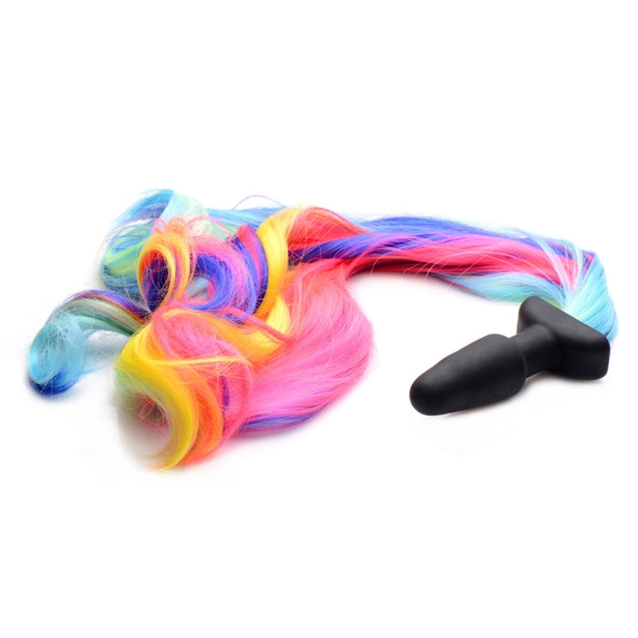 Tailz Rainbow Pony Tail Anal Plug
