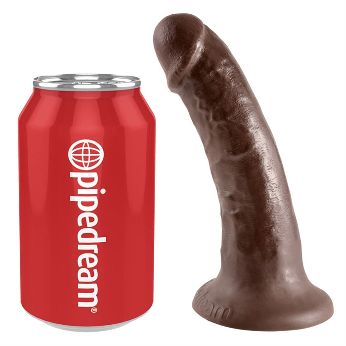 KING COCK - 6'' COCK - BRUN