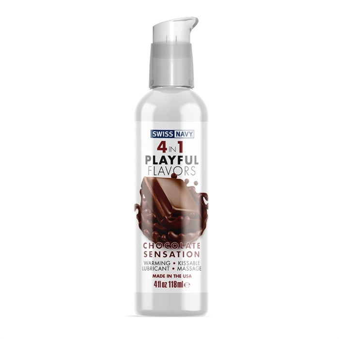 SWISS NAVY - 4 IN 1 CHOCOLAT SENSATION 4 OZ