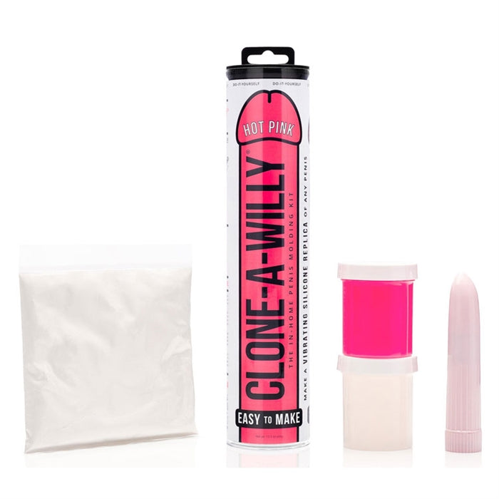 CLONE-A-WILLY HOT PINK SILICONE