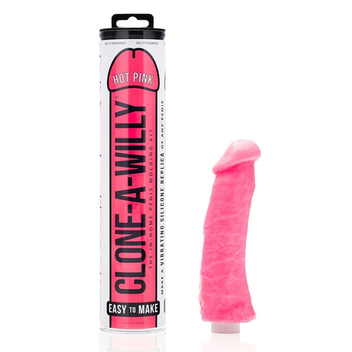 CLONE-A-WILLY HOT PINK SILICONE