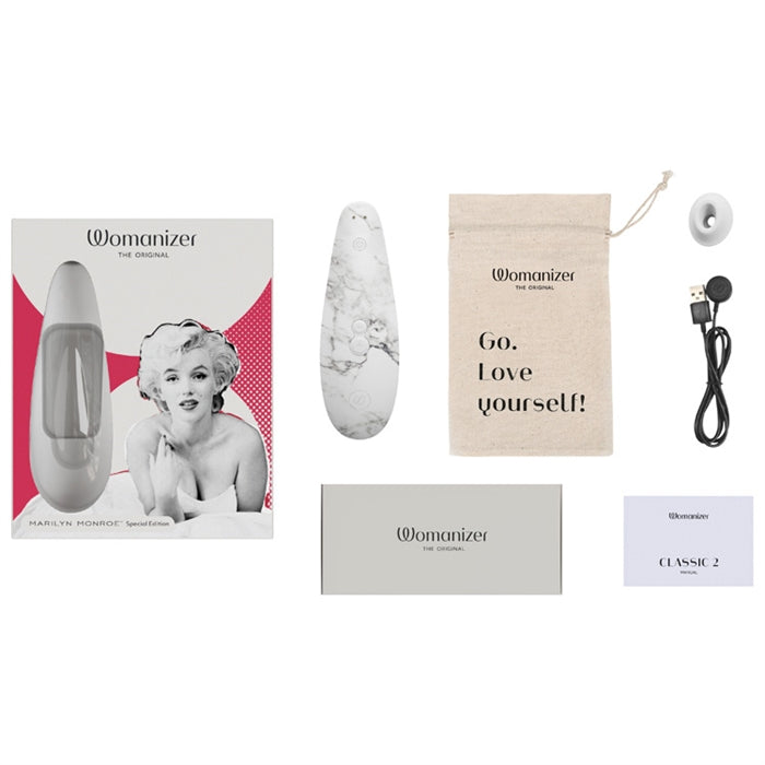 CLASSIC 2 MARILYN MONROE - BLANC MARBRÉ - WOMANIZER