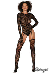 TEDDY - BODYSTOCKING ZEBRE - DREAMGIRL