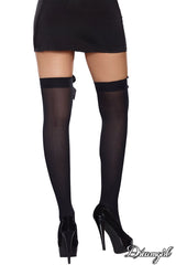 BAS AUX GENOUX BOUCLES - NOIR- DREAMGIRL