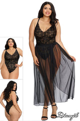 TEDDY QUEEN  AVEC PAREO TRANSPARENT - DREAMGIRL