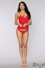 ENS.2PC SATIN ROUGE