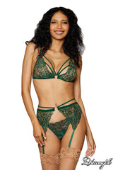 ENSEMBLE 3 PIÈCES VERT - DREAMGIRL