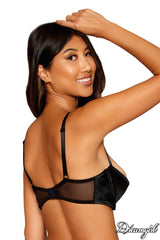 SOUTIENT-GORGE OUVERT EN SATIN