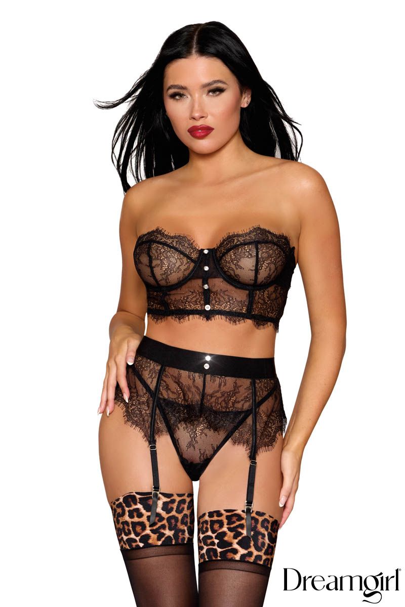 3PC DENTELLE FRANGÉE - MAPALÉ