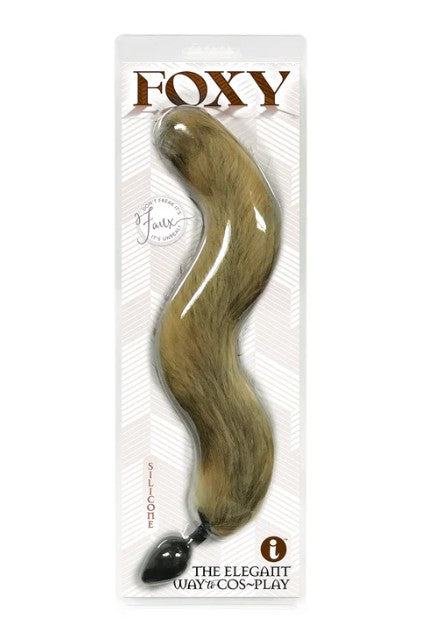 FOXY TAIL - SILICONE BUTT PLUG - OR