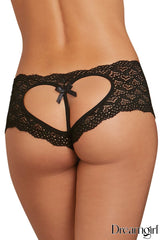CULOTTE DENTELLE OUVERTE COEUR - DREAMGIRL