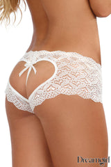CULOTTE DENTELLE OUVERTE COEUR - DREAMGIRL