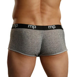 HEATHER RIB ENH SHORT GRIS LARGE - MALE POWER
