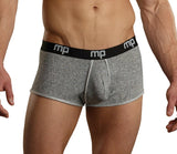 HEATHER RIB ENH SHORT GRIS LARGE - MALE POWER